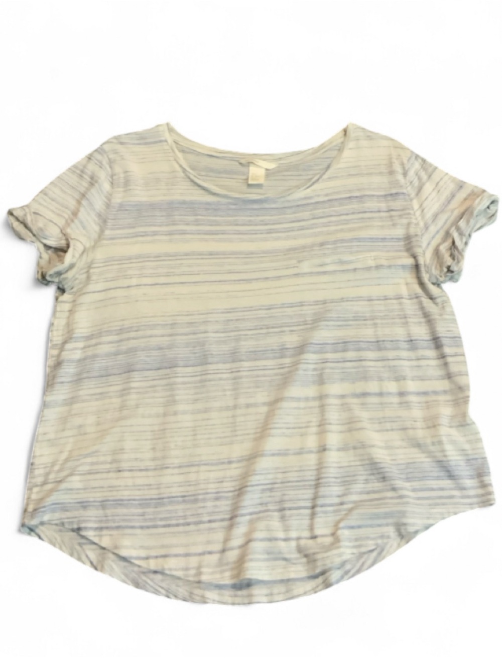 H&M Basic Striped Tee Women's Large